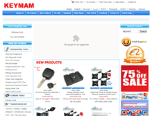 Tablet Screenshot of keymam.com